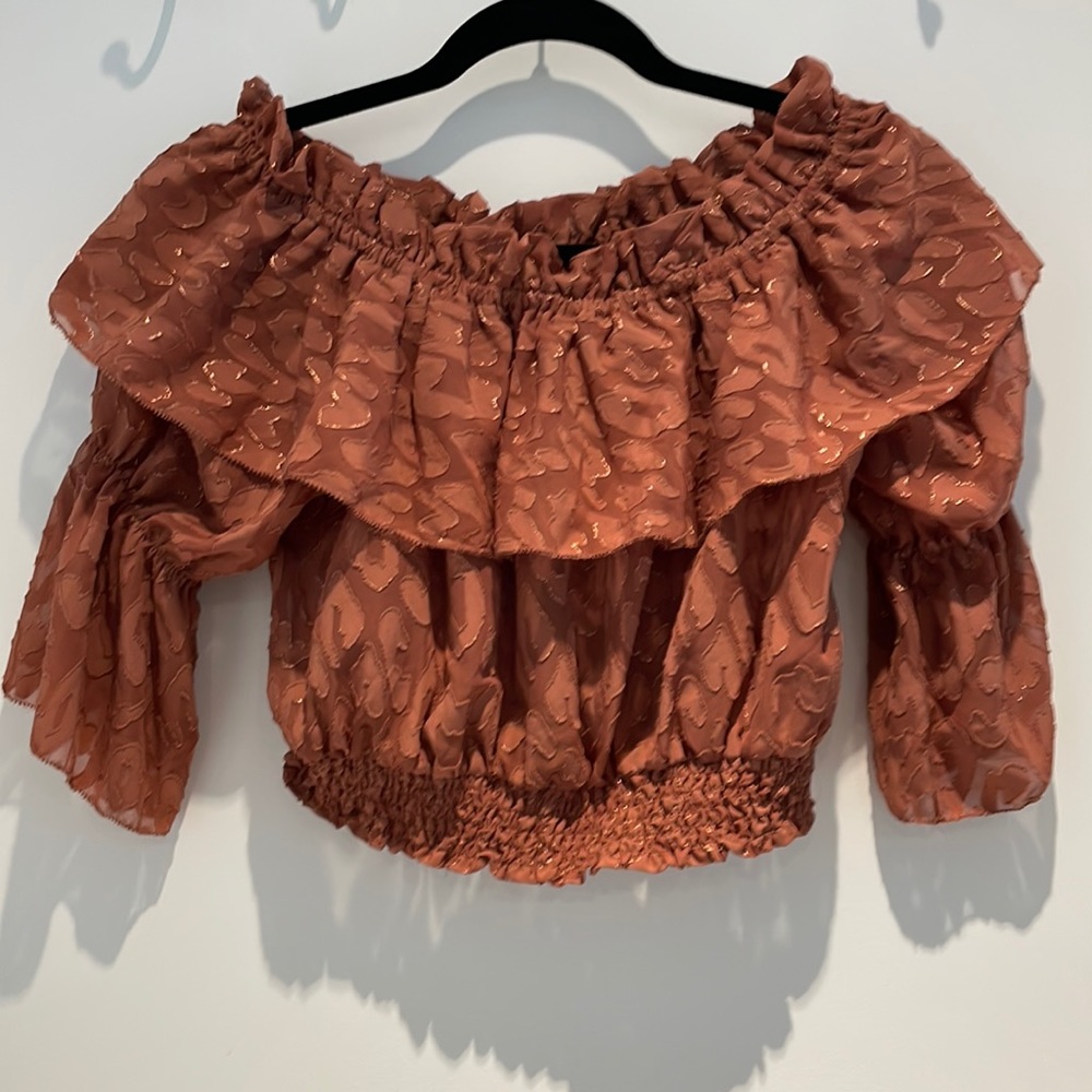 Worn once! H&M shoulder top
